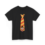 Thanksgiving Turkey Tie Thanksgiving T-Shirt - Black