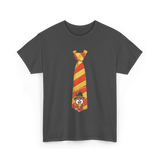 Thanksgiving Turkey Tie Thanksgiving T-Shirt - Dark Heather