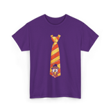 Thanksgiving Turkey Tie Thanksgiving T-Shirt - Purple