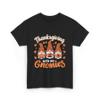 Thanksgiving with My Gnomies Gnomes T-Shirt - Black