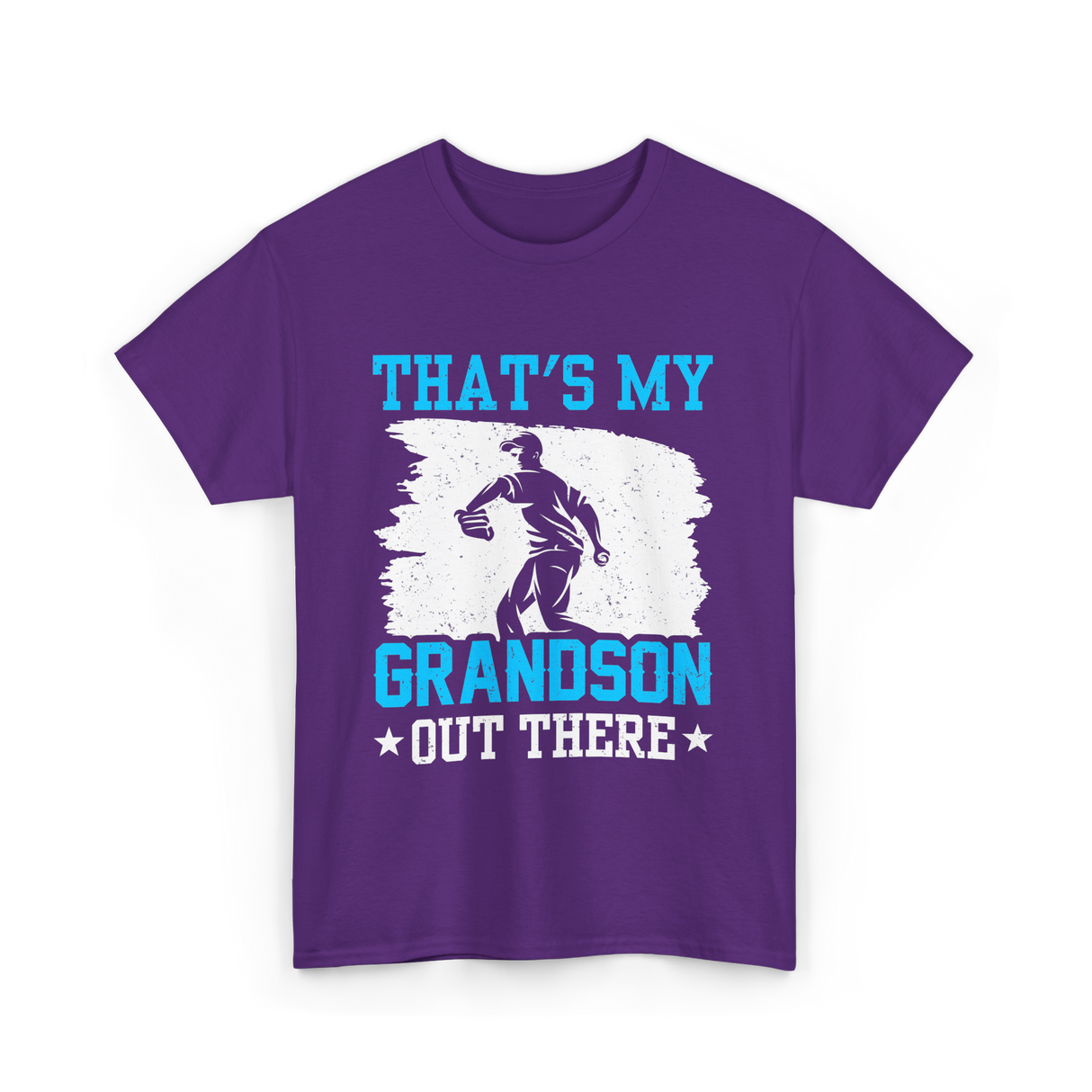 That's My Grandson Baseball T-Shirt - Purple