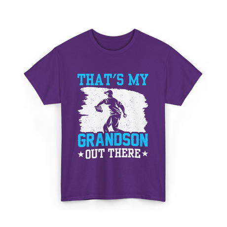 That's My Grandson Baseball T-Shirt - Purple