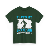 That's My Grandson Baseball T-Shirt - Forest Green