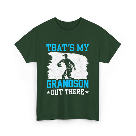 That's My Grandson Baseball T-Shirt - Forest Green