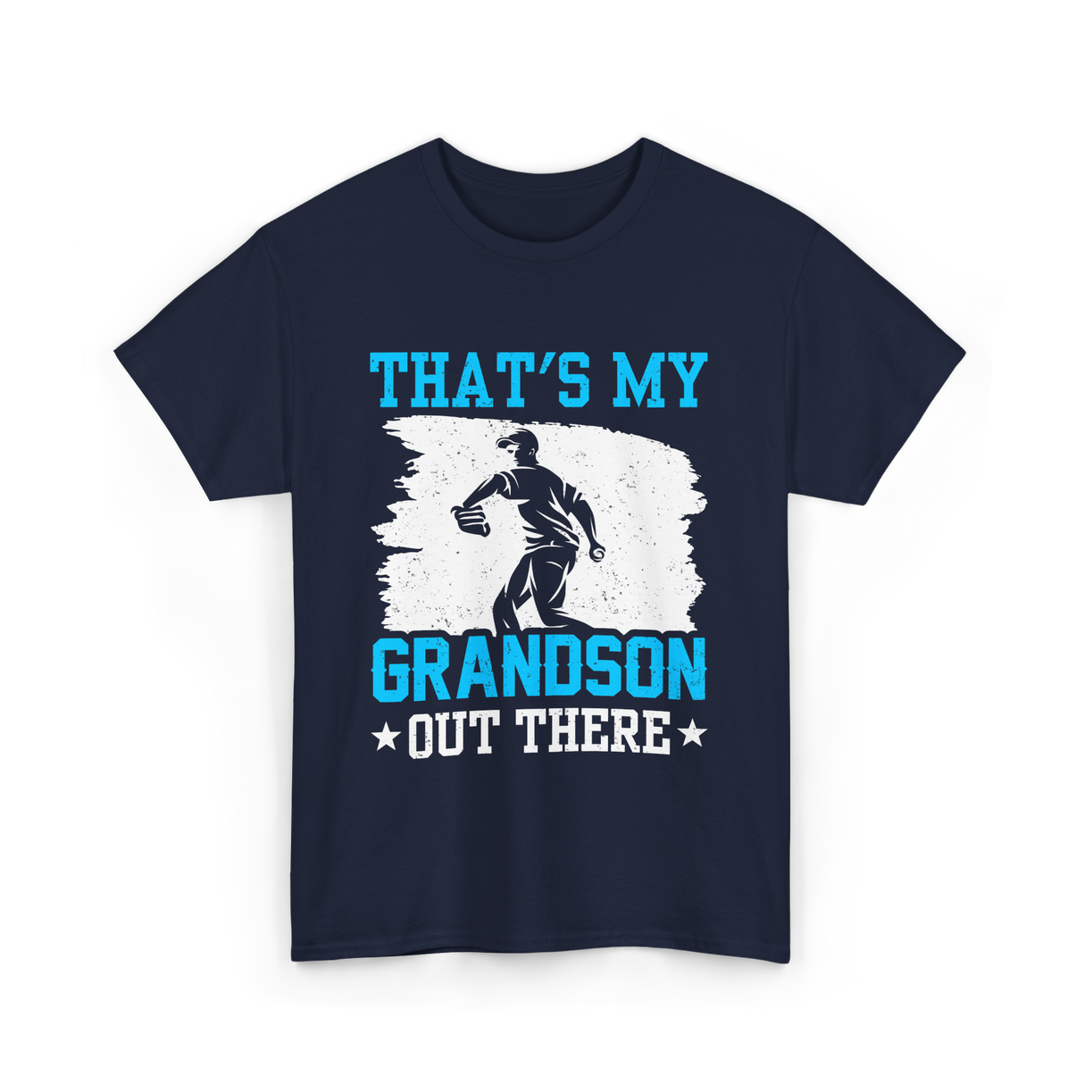 That's My Grandson Baseball T-Shirt - Navy