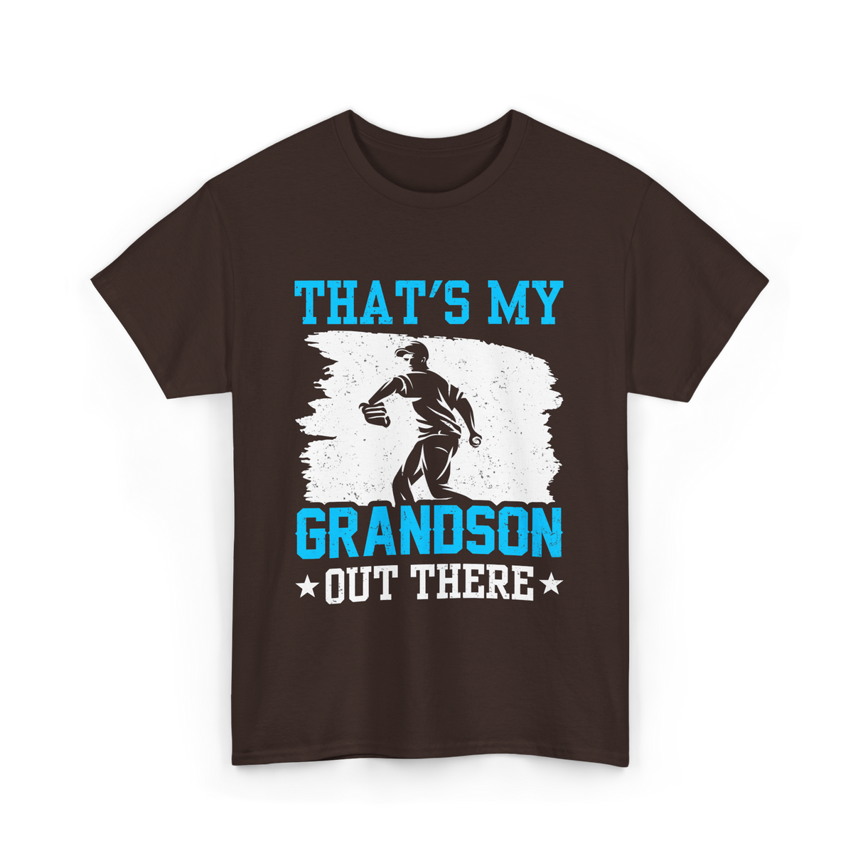 That's My Grandson Baseball T-Shirt - Dark Chocolate