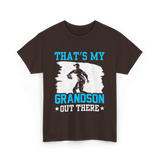 That's My Grandson Baseball T-Shirt - Dark Chocolate