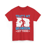 That's My Grandson Baseball T-Shirt - Red