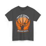 That's My Grandson Basketball Athlete T-Shirt - Dark Heather