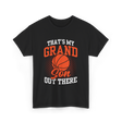 That's My Grandson Basketball Athlete T-Shirt - Black