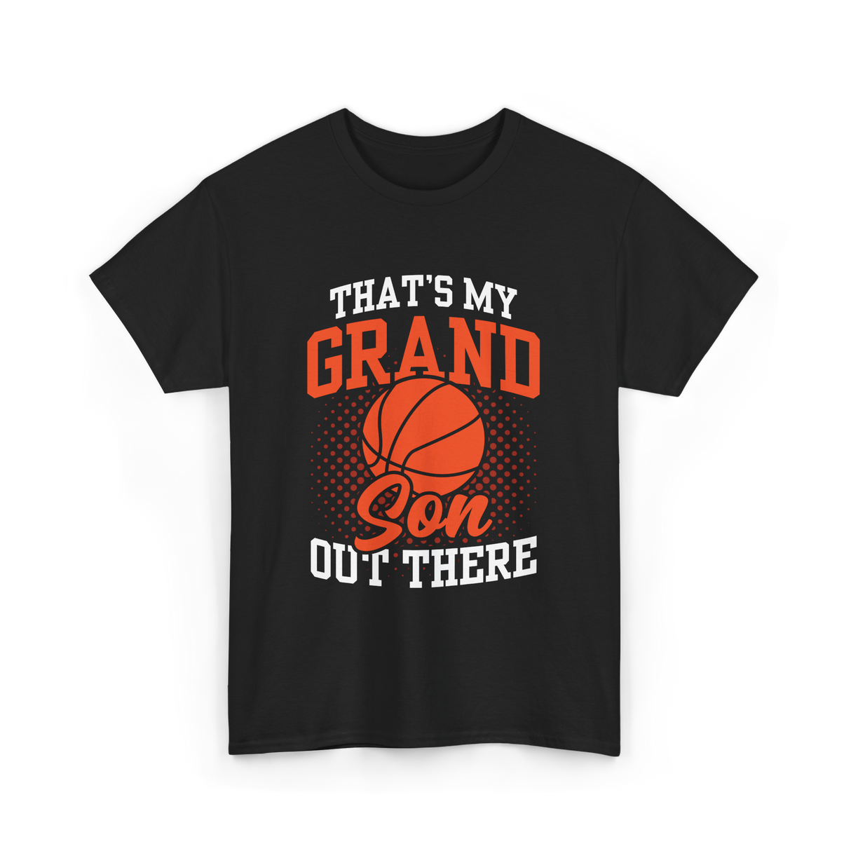 That's My Grandson Basketball Athlete T-Shirt - Black