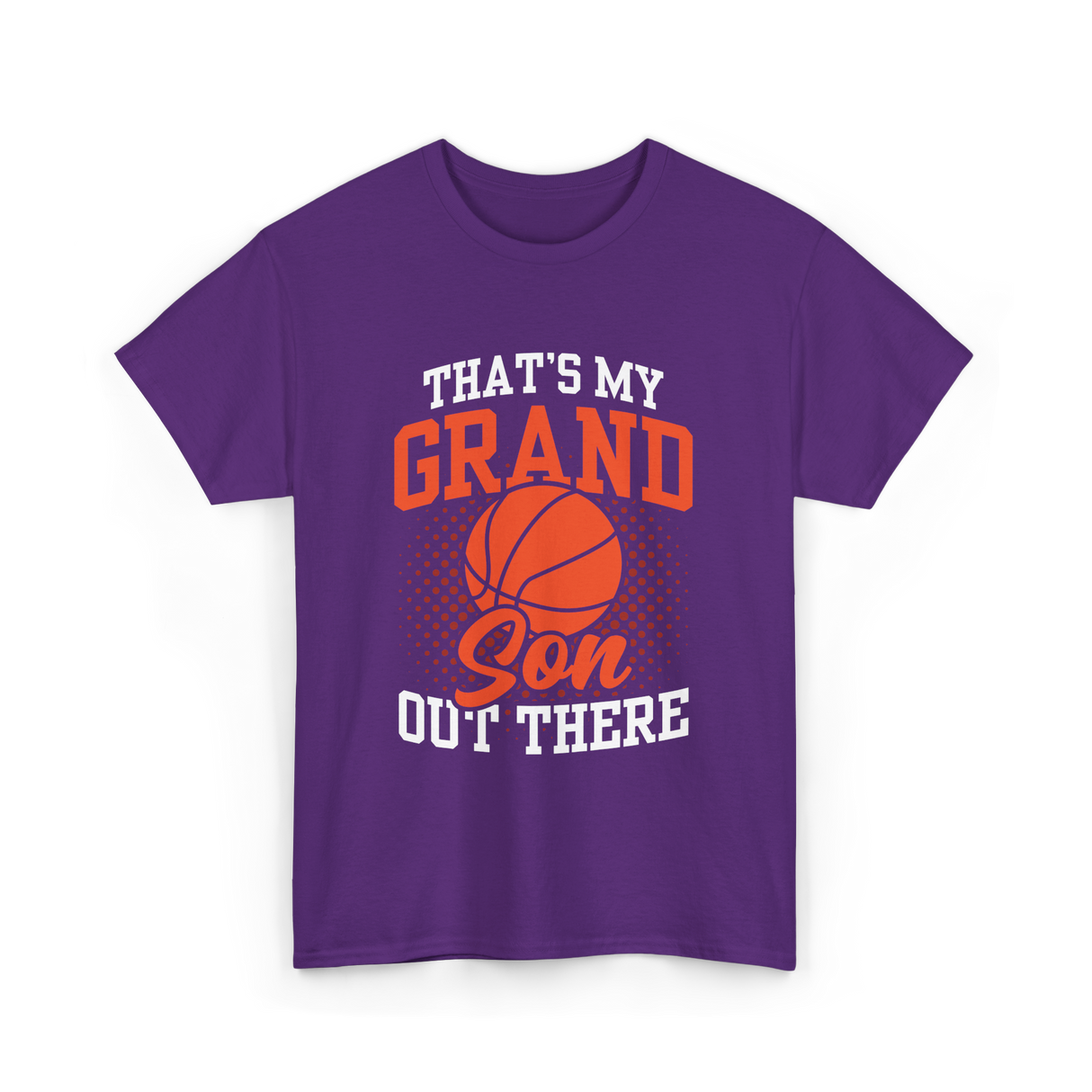 That's My Grandson Basketball Athlete T-Shirt - Purple