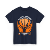 That's My Grandson Basketball Athlete T-Shirt - Navy