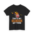 That's My Grandson Basketball T-Shirt - Black