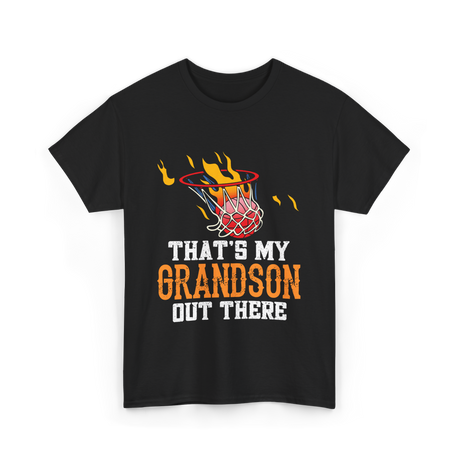 That's My Grandson Basketball T-Shirt - Black