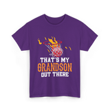 That's My Grandson Basketball T-Shirt - Purple