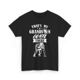 That's My Grandson Football T-Shirt - Black