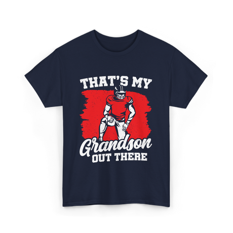 That's My Grandson Football T-Shirt - Navy