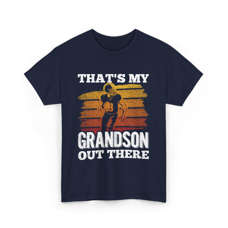 That's My Grandson Football T-Shirt - Navy