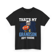 That's My Grandson Football T-Shirt - Black