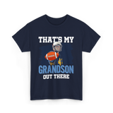 That's My Grandson Football T-Shirt - Navy