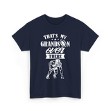 That's My Grandson Football T-Shirt - Navy