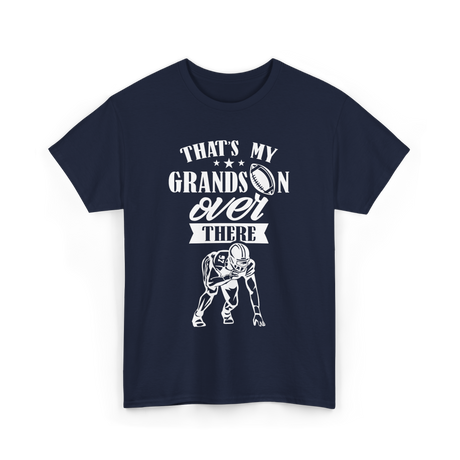 That's My Grandson Football T-Shirt - Navy