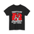 That's My Grandson Football T-Shirt - Black