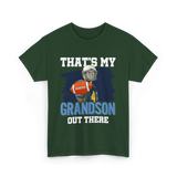 That's My Grandson Football T-Shirt - Forest Green