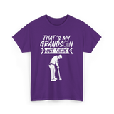 That's My Grandson Golf Athlete T-Shirt - Purple