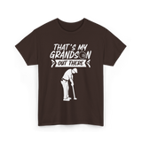 That's My Grandson Golf Athlete T-Shirt - Dark Chocolate