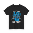 That's My Grandson Ice Hockey Athlete T-Shirt - Black