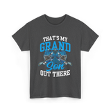 That's My Grandson Ice Hockey Athlete T-Shirt - Dark Heather