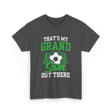 That's My Grandson Soccer Athlete T-Shirt - Dark Heather