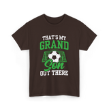 That's My Grandson Soccer Athlete T-Shirt - Dark Chocolate