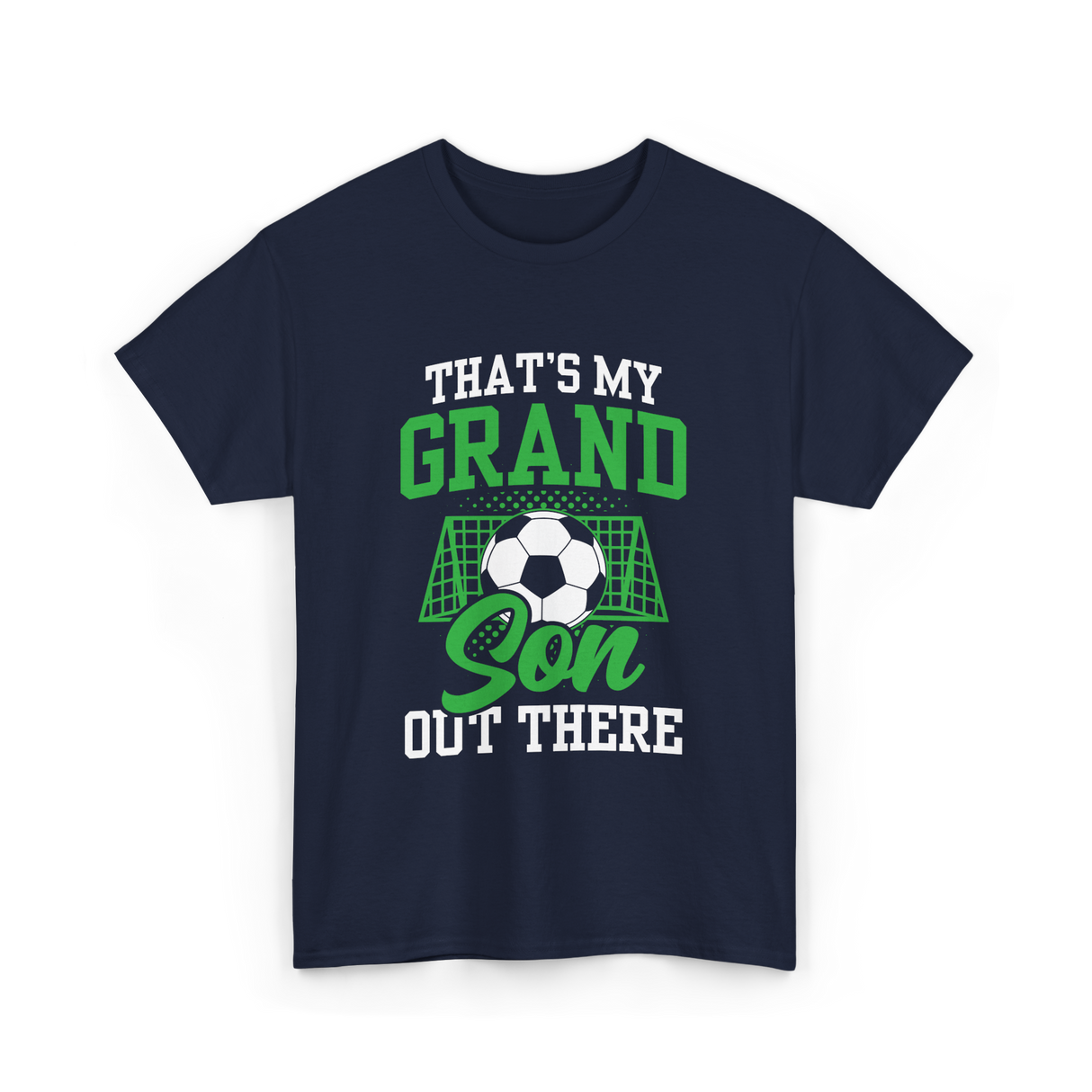 That's My Grandson Soccer Athlete T-Shirt - Navy