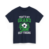 That's My Grandson Soccer Athlete T-Shirt - Navy