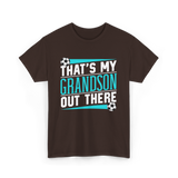 That's My Grandson Soccer Athlete T-Shirt - Dark Chocolate