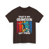 That's My Grandson Soccer Grandson T-Shirt - Dark Chocolate