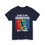 That's My Grandson Soccer Grandson T-Shirt - Navy