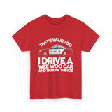 That's What I Do Police T-Shirt - Red