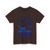 That's Why I'm Here Cycling T-Shirt - Dark Chocolate