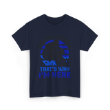 That's Why I'm Here Cycling T-Shirt - Navy