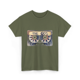 The 80's Retro Music T-Shirt - Military Green