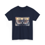 The 80's Retro Music T-Shirt - Navy