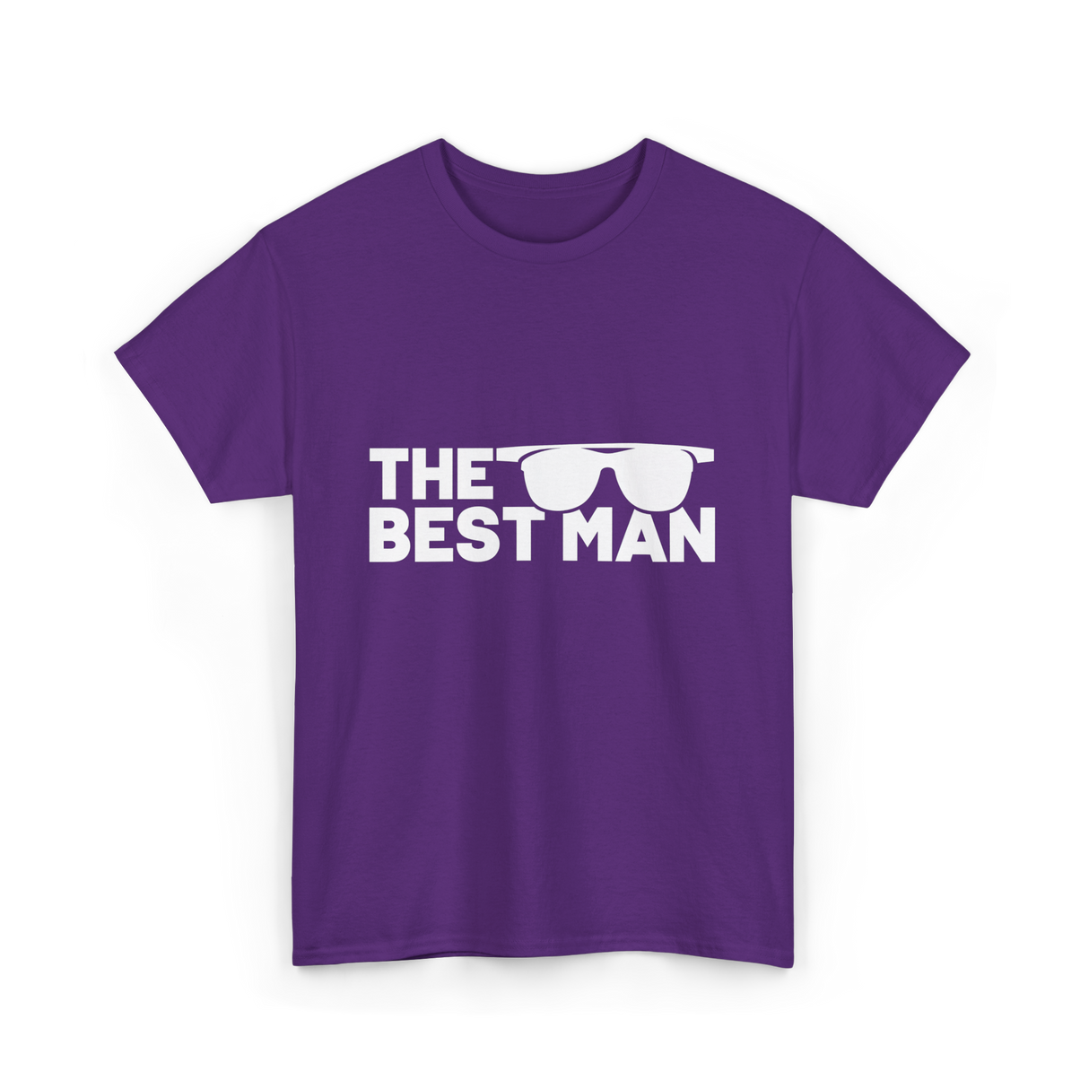 The Best Man Best Man T-Shirt - Purple