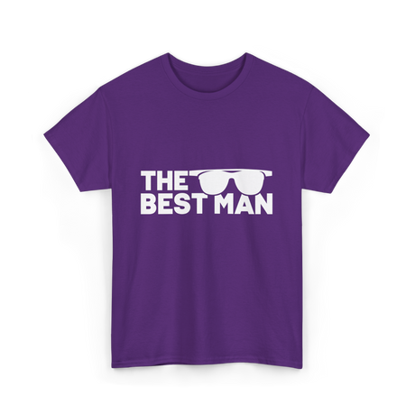 The Best Man Best Man T-Shirt - Purple