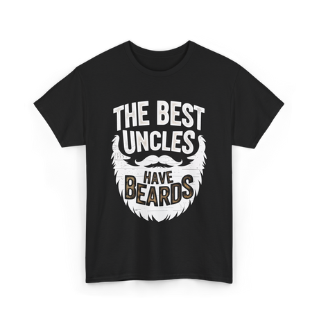 The Best Uncles Bearded Men T-Shirt - Black