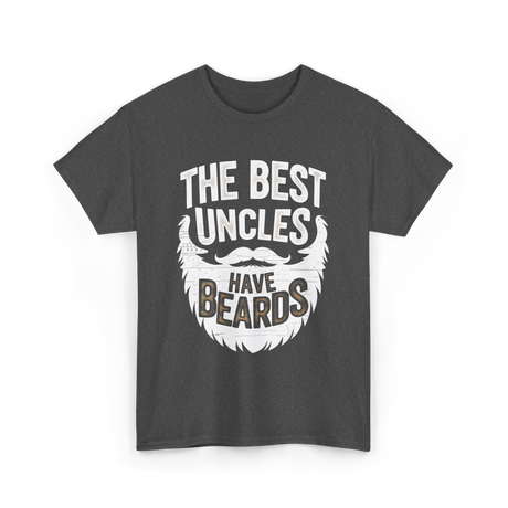 The Best Uncles Bearded Men T-Shirt - Dark Heather