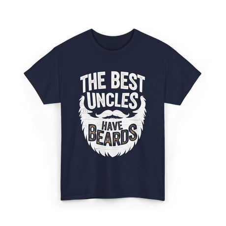 The Best Uncles Bearded Men T-Shirt - Navy